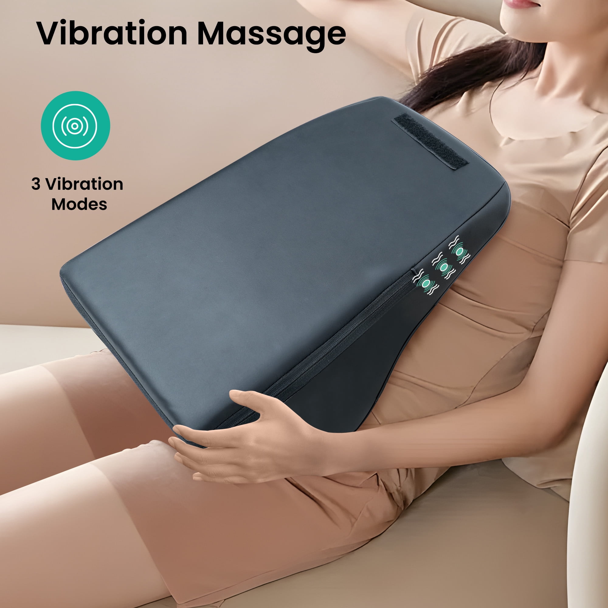 Snailax Shiatsu Back Massager with Heat, Massage Pillow for Neck and Back Pain Relief, Gift