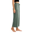 thumbnail image 6 of Bovxnpu Womens Pajama Pants Sleep Loungewear Bottoms Loungewear Pants Summer Cotton Wide Leg Loose Draped Sleepwear, 6 of 9