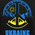 thumbnail image 3 of CafePress - Ukraine Flag Ukrainian Pride Peace Symbol Pajamas - Women's Short Sleeve Print T-Shirt and Pants Dark Cotton Pajama Set, 3 of 7