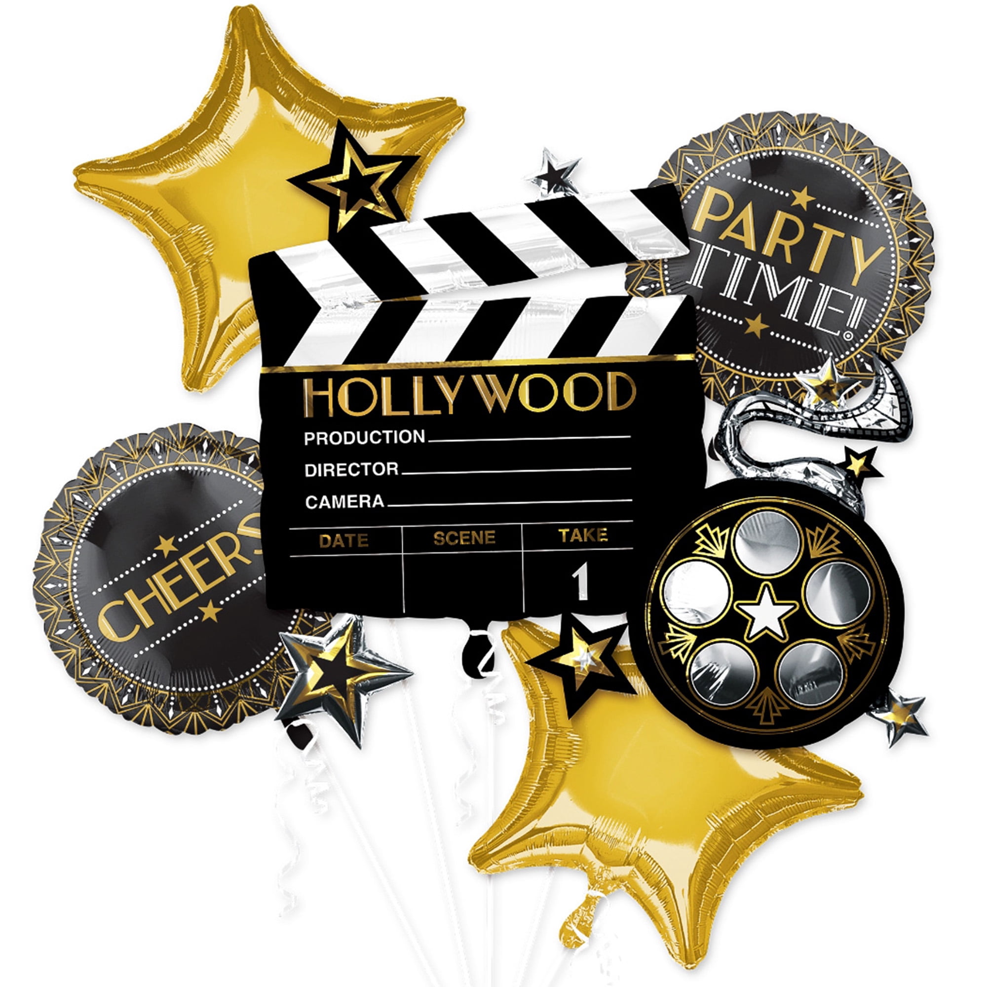 Camera Action Hollywood Foil Balloon Bouquet