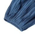 thumbnail image 6 of ZHOGXU Stylish Womens Midi Dresses Solid Color Round Neck Long Sleeve Regular Fit Ruffle Hem Weekend Outdoor Wear, 6 of 7