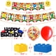 thumbnail image 4 of Paquete de decoración para fiestas, fiesta de cumpleaños con temática de bloques de construcción, 4 of 7