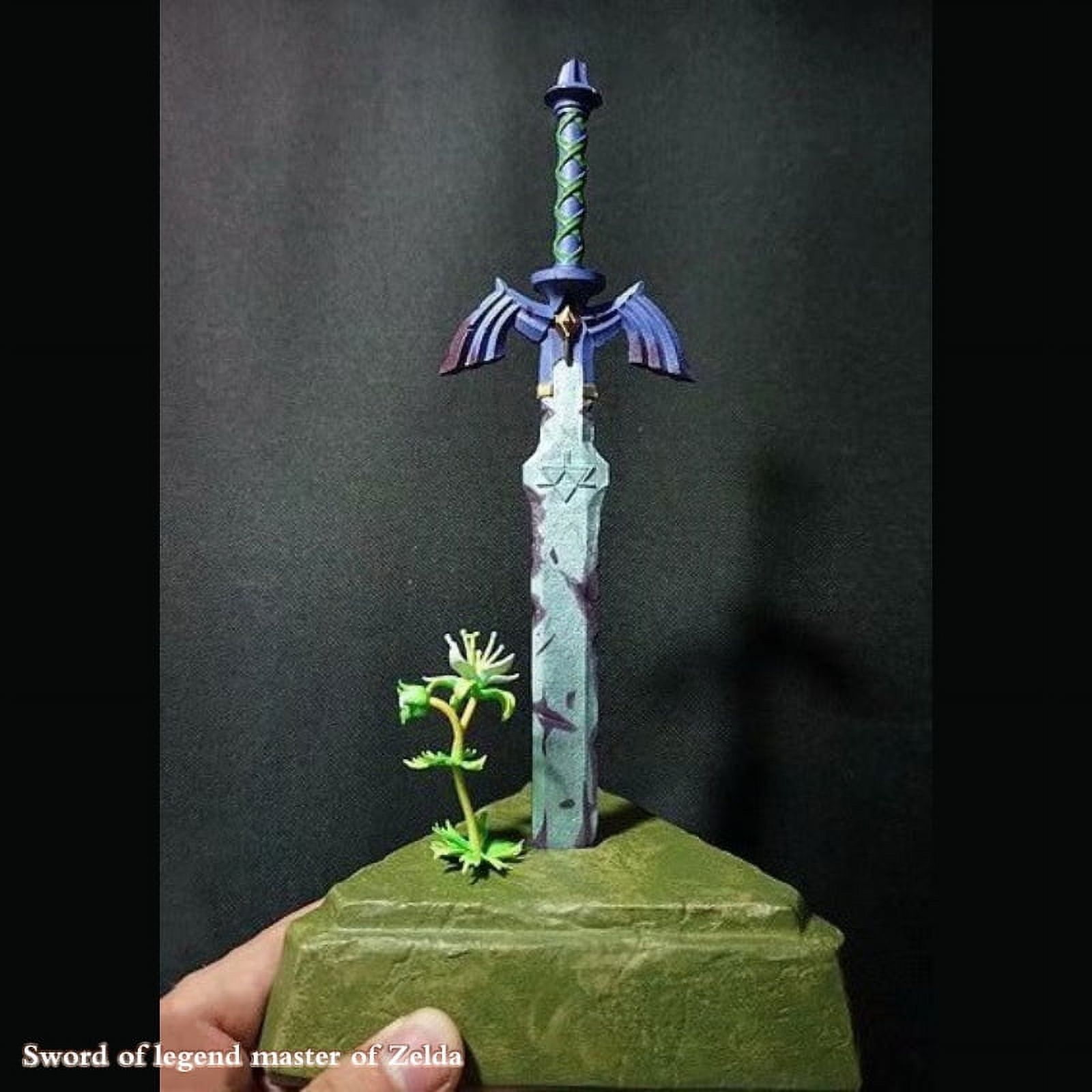 Anime Action Figure Zelda Legend Master Sword Link PVC Vivid Figures ...