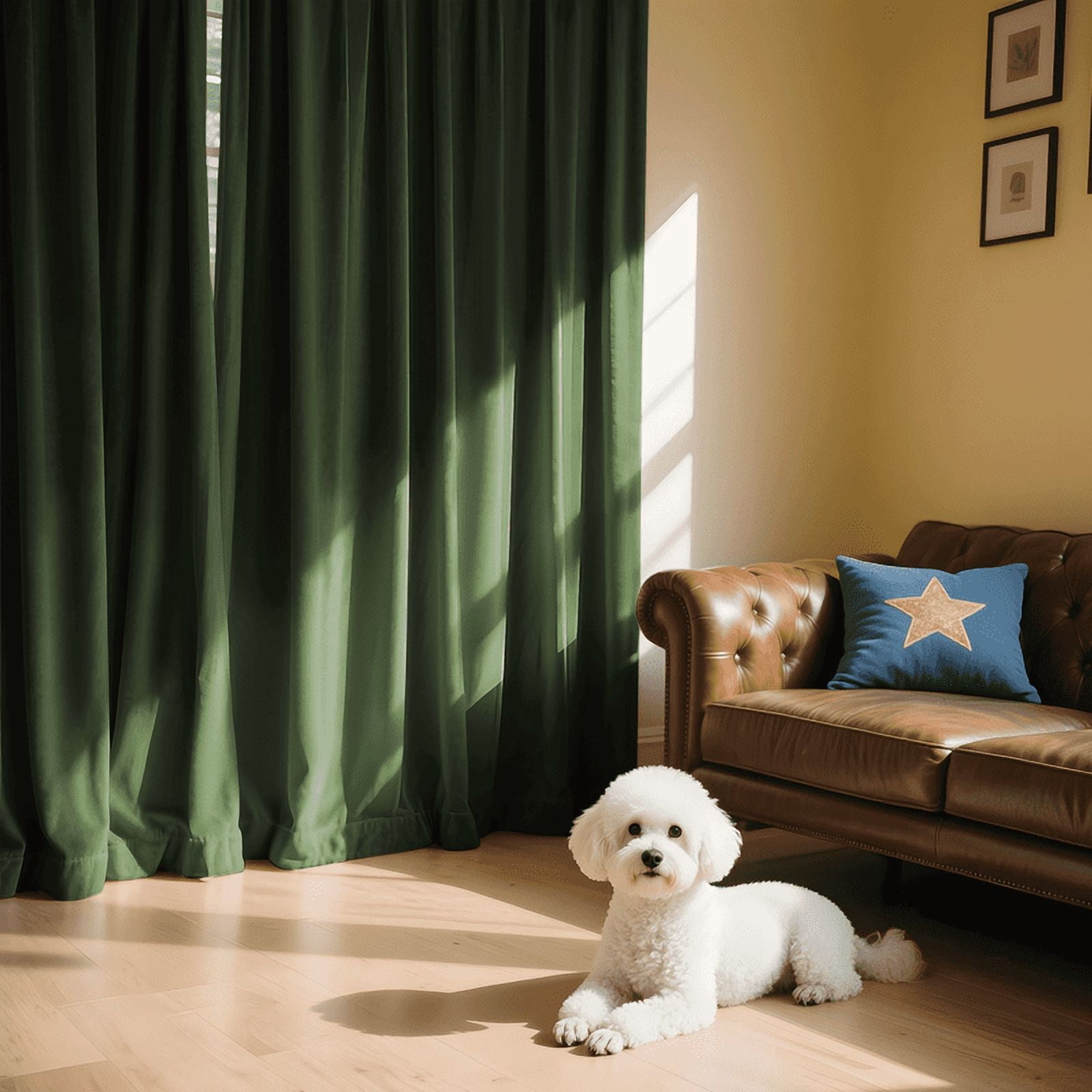 NICETOWN Olive Green Blackout Velvet Curtains for Bedroom, Christmas Sun Light Blocking Velvet Curtains Thermal Insulated Room Darkening Drapes Back Tab Soft Velvet Drapes, 52"x84", 2 Panels
