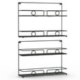 thumbnail image 7 of Bextsrack 2 Layers 2 PCs Spice Rack for kitchen-Black, 7 of 7