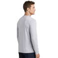 thumbnail image 4 of GOLDENROW Long Sleeve Crewneck T-Shirt, Men's Pure Dry Fit Poly Shirt, Silver, 2XL, 4 of 5