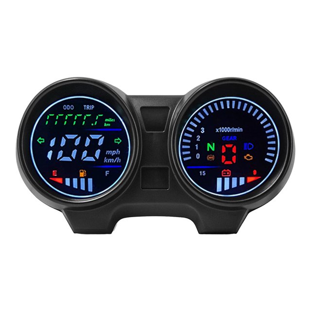 Tacómetro digital DYNWAVEMX para motocicleta CG125 Titan150 Fan 150 Tablero de motocicleta