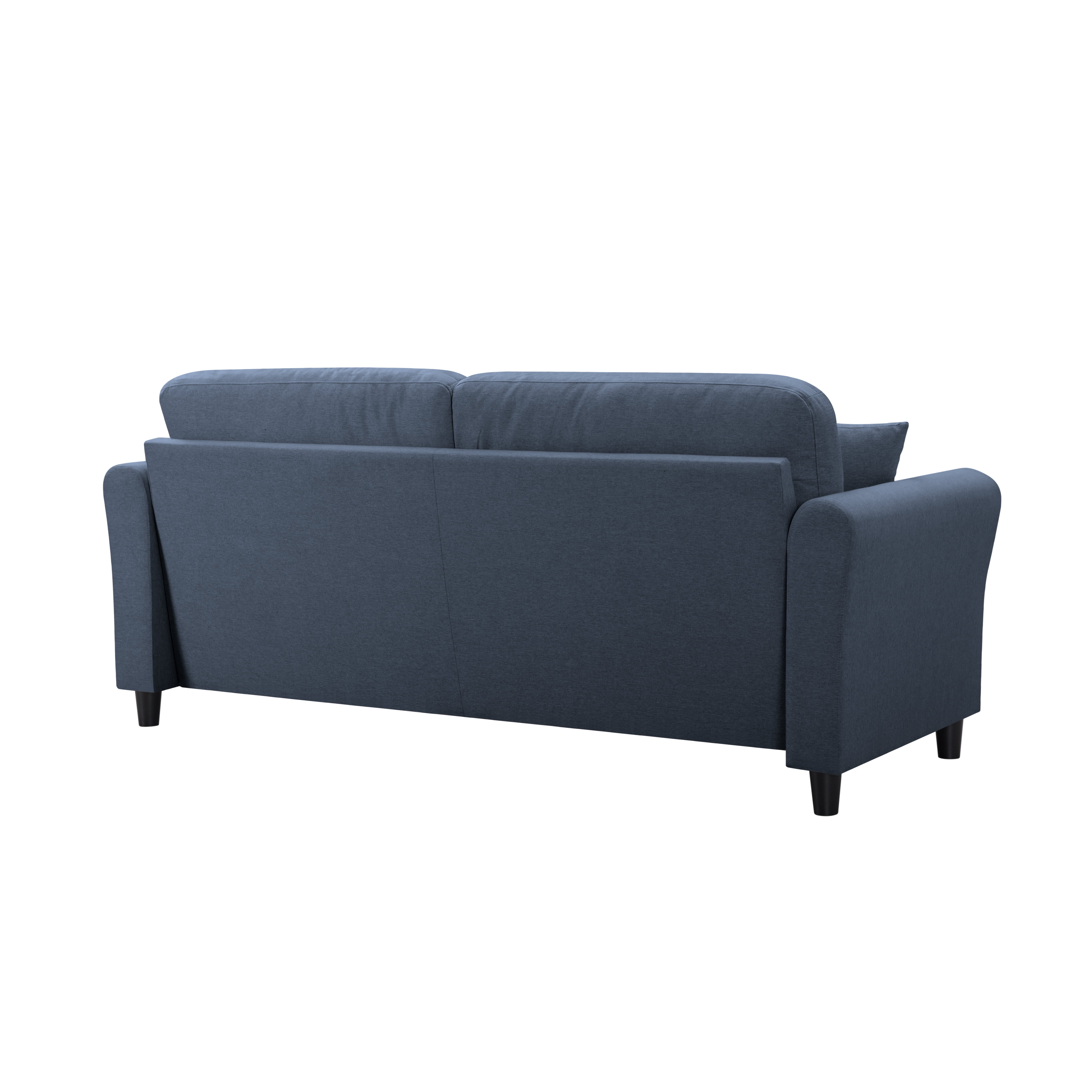 BSHTI 81.5 inch European Style Modern Sofa Couch,Minimalism Couches Sofa for Livingroom(Navy Blue)