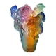 thumbnail image 4 of Quemador de incienso de florero de cristal 2 en 1 Centros de mesa Adorno de florero para sala de estar Vistoso, 4 of 9