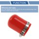 thumbnail image 4 of Ofertas Únicas 1-5/8" 40 pulgadas ID tapa de refrigerante de silicona reforzada de 4 capas para válvula de derivación de turbo refrigerante vacío 5mm 2.36 pulgadas rojo por fuera azul por dentro, 4 of 7