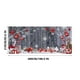 thumbnail image 5 of Cubierta navideña para puerta de garaje | Gran mural navideño para decoración exterior | Letrero de Feliz Navidad con copos de nieve y adornos, 5 of 5