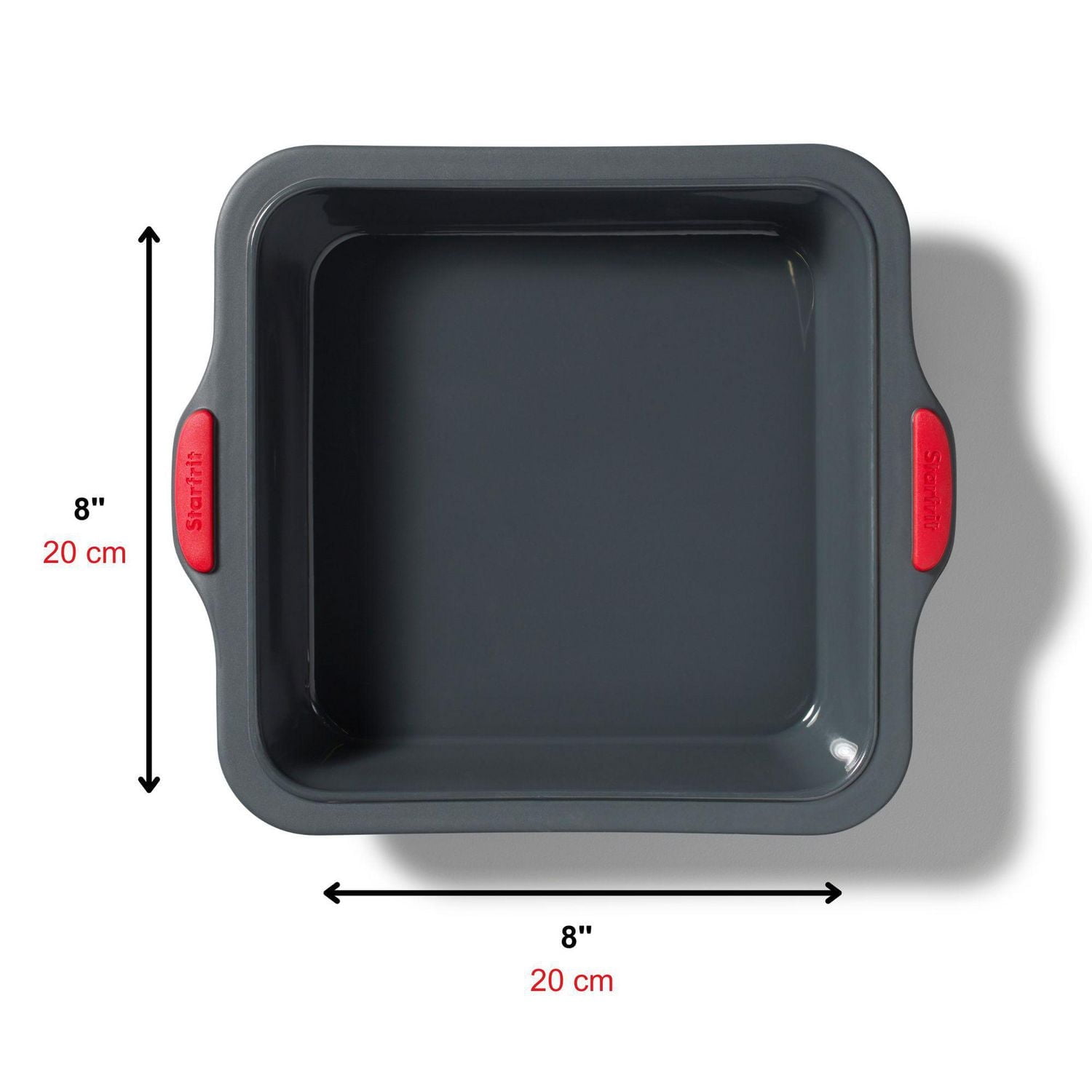 STARFRIT SILICONE  8" SQUARE  PAN, STARFRIT SQUARE CAKE PAN SILICONE