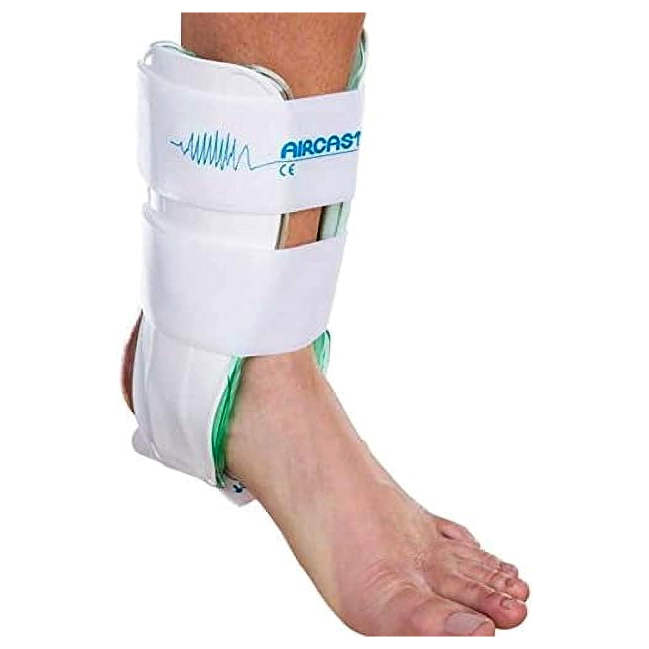 Aircast Air-Stirrup Ankle Foot Brace, White, Large, Right Leg