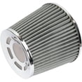 thumbnail image 1 of YISITIAN Filtre d'Admission d'Air Froid 3 Pouces 76mm, Filtre d'Air à Pince Haute Performance, Lavable Réutilisable & Universel Filtre d'Air Rond Effilé de Remplacement, Argent CJ919-104196, 1 of 6