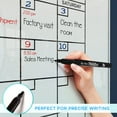 thumbnail image 3 of Yearly 34"x46" Glass Whiteboard Calendar Planner White Board 12 Month Dry Erase Calendar for Wall Glass Calendar Whiteboard Large Wall Calendar, 3 of 6