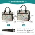 thumbnail image 2 of Small Cooler Bag Lunch Bag Portable Meal Bag Work Meal Bag Outdoor Meal Bag Travel Meal Bag Picnic Meal Bag Going Out Meal Bag Super Beautiful Pink Flowers, 2 of 6