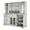 Alpine Gray, variant on Pemberly Row 80" Transitional Wood Buffet and Hutch in Rustic Oak