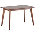thumbnail image 1 of Benzara BM69305 Wooden Dining Table, Chestnut Brown, 1 of 1