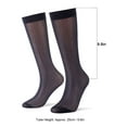Gustave 4 Pairs Mens Sheer Dress Socks Ultra Thin Silk Business Socks