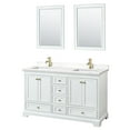 thumbnail image 3 of Wyndham Collection Wcs202060d-Qtz-Unsm24 Deborah 60" Free Standing Double Basin Vanity Set, 3 of 6