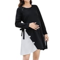 thumbnail image 2 of FcBaudy Robe de Maternité, Robes de Grossesse, Robes d'Été pour Femmes Vêtements d'Été pour Femmes Enceintes Robe Patchwork Ample Surdimensionnée Robe pour Femmes Enceintes Robe de Maternité, 2 of 6
