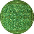 thumbnail image 1 of Ahgly Company Indoor Round Persian Green Traditional Area Rugs, 5' Round, 1 of 1