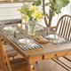 thumbnail image 4 of Artoid Mode Buffalo Plaid Bunny Ear Foot Flower Easter Placemats Set of 4, 12x18 Inch Seasonal Spring Table Mats for Party Kitchen Dining Decoration, 4 of 4