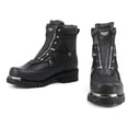 thumbnail image 6 of Milwaukee Motorcycle Clothing Co. Men's Throttle Black Leather Motorcycle Boots, MB440 10.5, 6 of 10