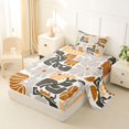 thumbnail image 2 of Homewish Gray Brown Boho Twin Sheets,Vintage Daisy Floral Bedding,3 Pieces,1 Fitted Sheet and 1 Pillowcase, 2 of 6