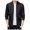 Black, variant on Vedolay Men's Jacket Long Sleeve Cardigans Jacket Coat Black,3XL