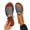 Gray, variant on Women's Slip-On Flat Sandals Comfortable Dressy & Casual 2026 Round-Toe Slides for Beach Travel & Everyday Walking Shoes Dark Blue 8 Wide
