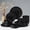 Matte Black-Round-18pcs for 6, variant on Speckled White Round-18pcs for 6 Stoneware Dinnerware Set