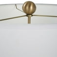 thumbnail image 5 of Uttermost Cardoni 2-Light Transitional Fabric & Glass Table Lamp in White/Bronze, 5 of 7