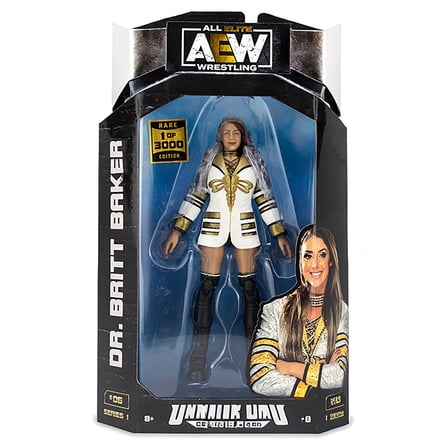 (Rare 1 of 3000) Britt Baker - AEW Unmatched Series 1 Jazwares AEW Toy Wrestling Action Figure