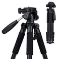 thumbnail image 2 of Q111 Portable Tripod with Quick-Release Plate and Carrying Case, Black, 2 of 7
