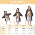 thumbnail image 4 of FORMRS Wearable Blanket Hoodie with Sleeves for Kids Cozy Flannel Sweatshirt, Yellow Halloween Dog, 4 of 7