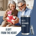 thumbnail image 5 of Gifts For Husband From Wife, Anniversary, Valentines Day, Christmas, Birthday Gifts For Men, Him, Romantic I Love You Husband Gift Ideas, Husband 20 Oz Stainless Steel Tumbler For Men, 5 of 6
