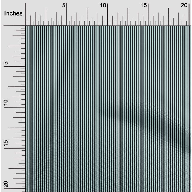 oneOone Tissu Polyester Lycra Rayé Imprimé 1 Yard 56 Pouces de Large