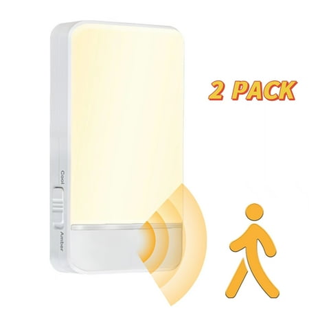 

Dawnrise Night Lights plug into wall Invisible Motion Sensor Light with CCT:2200K/4000K 5/20LM Adjustable Brightness for Bedroom Kid room Stairs Hallway(2PK)