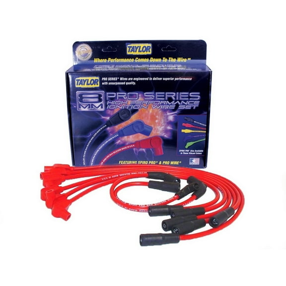 Taylor Cable 74235 8Mm Spiro Pro Ignition Wire Set Fits select: 1996-2001 CHEVROLET BLAZER, 2001 CHEVROLET S TRUCK