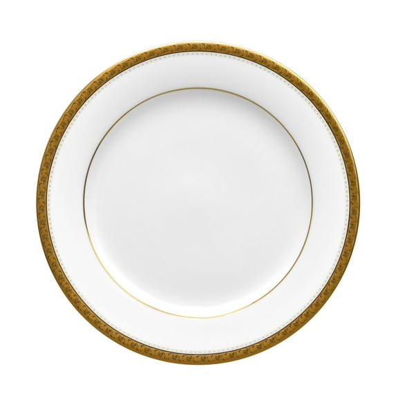 Noritake Charlotta Gold Bread Butter/Appetizer Plate, White
