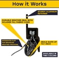 thumbnail image 3 of Xcluder 48" Low-Profile Rodent Proof Door Sweep, Dark Bronze; Stop Pests, 3 of 9