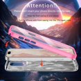 thumbnail image 3 of For iPhone 14 Pro Case Gradient Feather Pattern Full Body Protection Phone Shell - Rose, 3 of 5