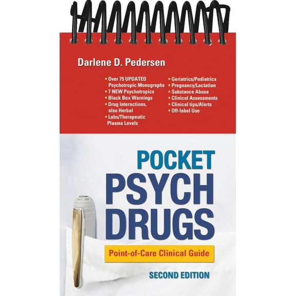 Pocket Psych Drugs: Point-Of-Care Clinical Guide, (Spiral-Bound)