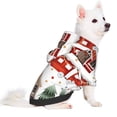 thumbnail image 2 of Fotbe Christmas Houses Sudadera con Estampado para Perros Pequeños – Suéter con Capucha para Mascotas, Tela Suave de Forro Polar con Bolsillo-X-Small, 2 of 7