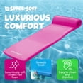 thumbnail image 3 of TRC Recreation Ultra Sunsation 2.5 Inch Thick Pool Float Lounge Mat, Pink, 3 of 7
