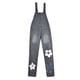 thumbnail image 3 of Gibobby Monos de Moda Monos Pantalones largos Sexy Denim Bib para mujer Bib Rompers Pantalones Jeans para mujer(Gris， XL), 3 of 5
