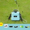 thumbnail image 3 of Qiweii 5L Cordless Garden Sprayer, USB Rechargeable Battery Powered Sprayer with 23.6" Telescopic Wand and Adjustable Nozzle, for Lawn Fertilizing, Weed Control, Pest Spray, Disinfection, 3 of 9