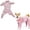 D, variant on Dog High Collar Fleece Pajamas - Cozy Plush Four Legs Onesie, Autumn Winter Warm Dog Coat For Medium & Large Dogs