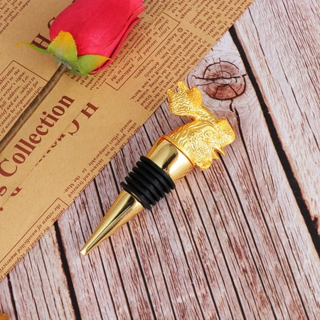 

Raindrops 1PC Creative Wine Stopper Animal Design Alloy Bottle Plug Beverage Stopper for Bar Party Restaurant (Chicken)